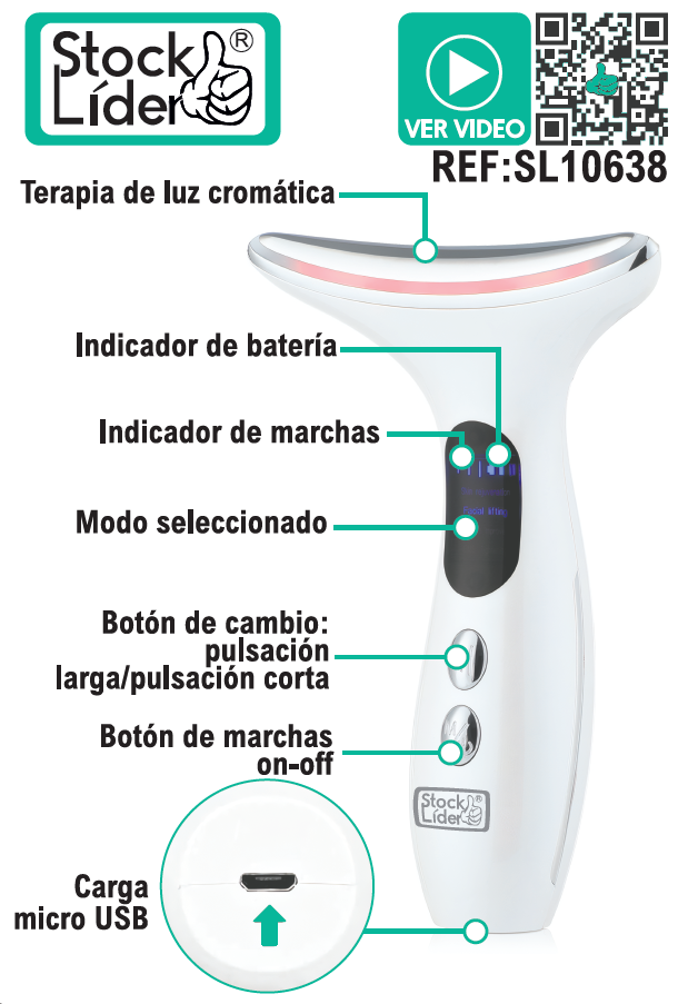 Masajeador facial
